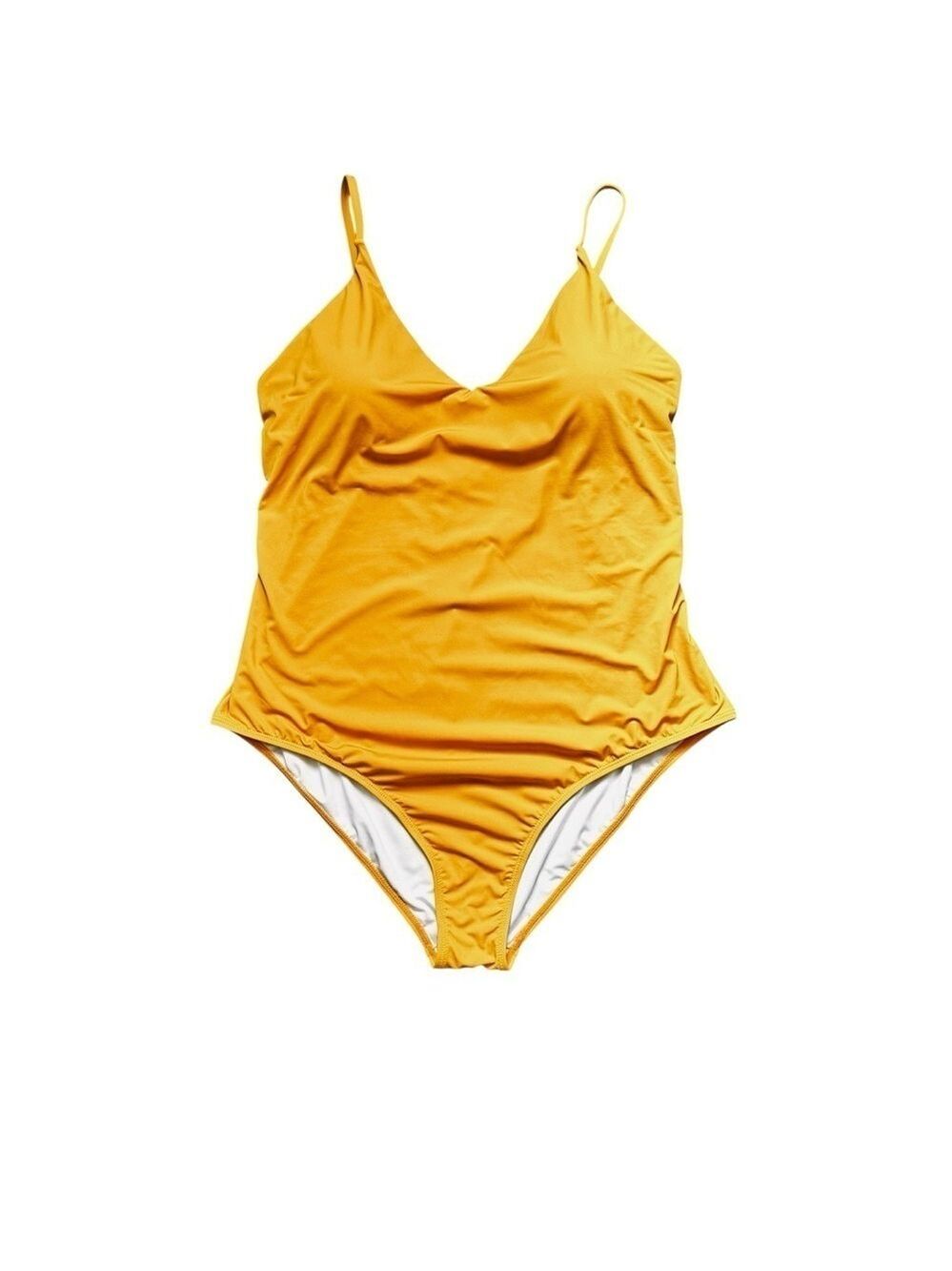Yellow One-Piece Swimsuit
